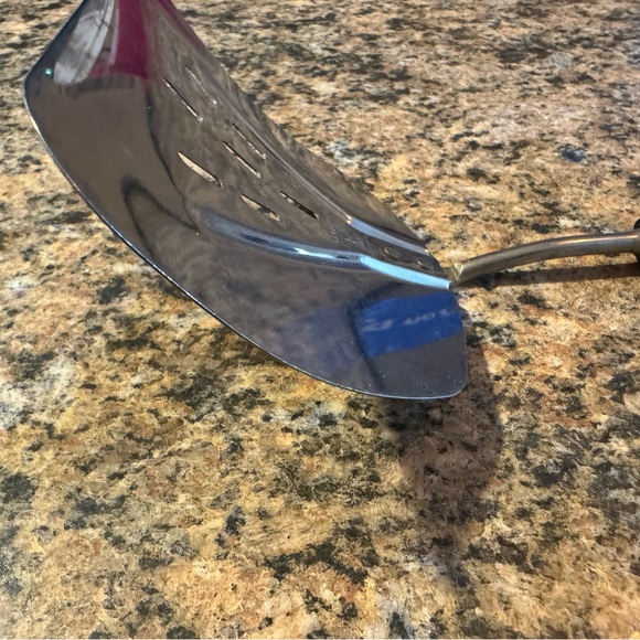 Vintage Foley MPLS Wide Curved Slotted Spatula Lifter Turner Flipper Stainless - Picture 2 of 9